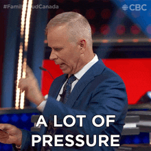 A Lot Of Pressure Gerry Dee GIF - A Lot Of Pressure Gerry Dee Family Feud Canada GIFs