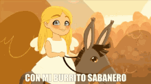 Con Mi Burrito Voy Camino De Belén GIF - Villancico Villancicos Burrito Sabanero GIFs