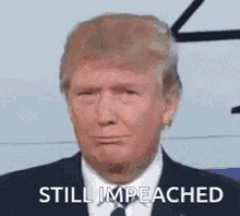 Crooked Impeached Donald Trump GIF - Crooked Impeached Donald Trump Still Impeached GIFs