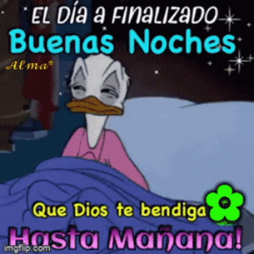 Buenas Noches Hasta Manana GIF - Buenas Noches Hasta Manana Donald Duck -  Discover & Share GIFs