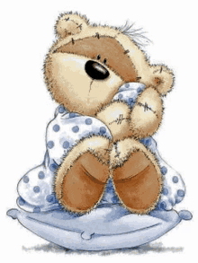 fuzzy moon blankie snuggle blanket bear