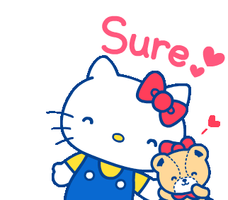 Hello Kitty Sticker - Hello Kitty Love Stickers