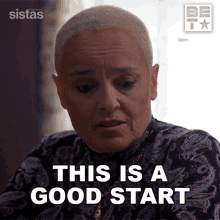 This Is A Good Start Lisa Mott GIF - This Is A Good Start Lisa Mott Sistas GIFs
