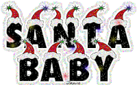 Santa Baby Sticker - Santa Baby Stickers