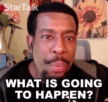 What Is Going To Happen Chuck Nice GIF - What Is Going To Happen Chuck Nice Startalk GIFs