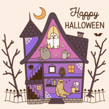 Spooky Halloween GIF - Spooky Halloween Pusheen GIFs