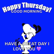 Happy Thursday Snoopy GIF