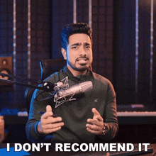 I Dont Recommend It Unmesh Dinda GIF - I Dont Recommend It Unmesh Dinda Piximperfect GIFs