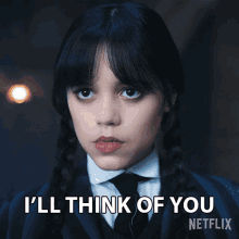 Ill Think Of You Wednesday Addams GIF - Ill Think Of You Wednesday Addams Jenna Ortega GIFs