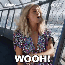 Wooh Lindsay Ell GIF - Wooh Lindsay Ell Canadas Got Talent GIFs