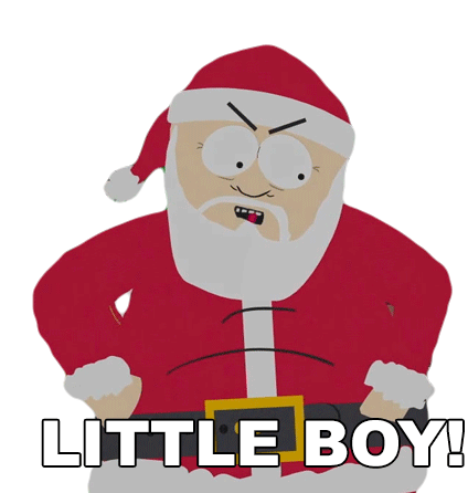 Little Boy Santa Claus Sticker - Little Boy Santa Claus South Park Stickers