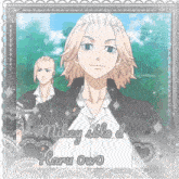 a picture of a man with the name mikey solo d haru owo
