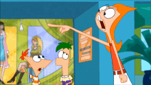 phineas and ferb angry screaming gasp