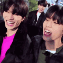 Yedam And Jeongwoo Laughing Bang Yedam GIF