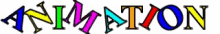 a colorful logo that says animation on it