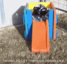 Trying To Get Through Today Like Fail GIF - Trying To Get Through Today Like Fail Goats GIFs