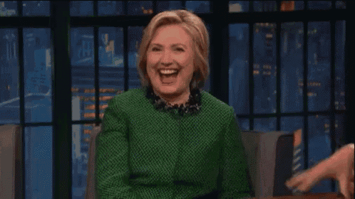 HAHAHAHAHAHAHAHAHAHAHAHAHAHA NO - Hillary Clinton Laughs