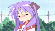lucky star gifs anime blush shocked surprised