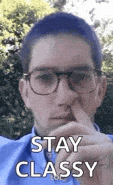 Nose Picking Stay Classy GIF - Nose Picking Stay Classy GIFs