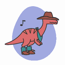 dinosaur dancing