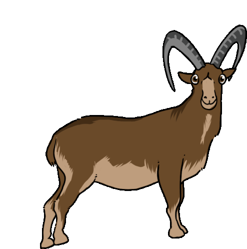 Goat Walia Ibex Sticker - Goat Walia Ibex Walia Stickers