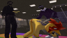 a screenshot of a video game with the name ken ru on the bottom right