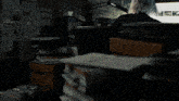 a close up of a person typing on a keyboard with the shift key visible