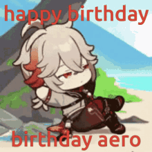 kazuha birthday me aero hapy birthday