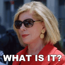 What Is It Diane Lockhart GIF - What Is It Diane Lockhart The Good Fight GIFs