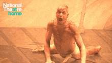 a poster for the national theatre home shows a naked man