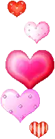 a bunch of hearts stacked on top of each other