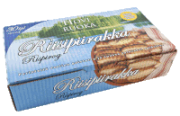 a box of rispirog has a picture of a lake on it