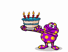 Happy Birthday Burp GIF - Happy Birthday Burp Birthday Cake GIFs