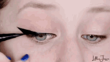 Eyes Eyeliner GIF - Eyes Eyeliner Lillee Jean GIFs