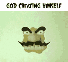 Wario Wario Creating Himself GIF - Wario Wario Creating Himself God Creating Himself GIFs