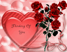 Thinking Of You Red Roses GIF - Thinking Of You Red Roses Hearts GIFs