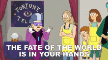 The Fate Of The World Is In Your Hands Fortune Teller GIF