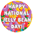 Happy National Jelly Bean Day Happy Jelly Bean Day Sticker