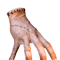 a hand with stitches on it 's wrist and fingers