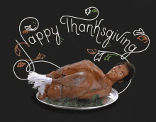 Happy Thanksgiving Waving GIF - Happy Thanksgiving Waving GIFs
