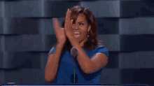 Michelle Obama GIF - Clap Michelle Obama Happy GIFs