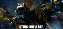 Transformers Bumblebee GIF - Transformers Bumblebee Sting Like A Bee GIFs
