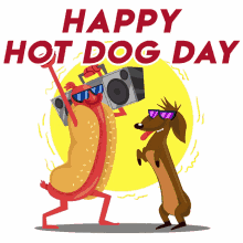 happy hot dog day national hot dog day hot dogs its hot dog day daschund