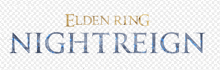 a logo for elden ring night reign is shown on a white background