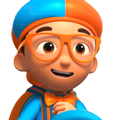 Laughing Blippi Sticker - Laughing Blippi Blippi Wonders Educational Cartoons For Kids Stickers