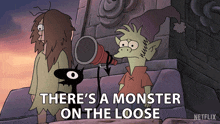 There'S A Monster On The Loose Elfo GIF - There'S A Monster On The Loose Elfo Luci GIFs