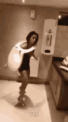 Toilet Seat Girls Night Out GIF - Toilet Seat Girls Night Out Lysol GIFs