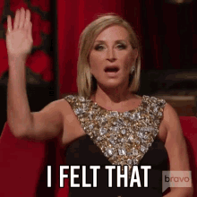 I Felt That Real Housewives Of New York GIF - I Felt That Real Housewives Of New York Rhony GIFs