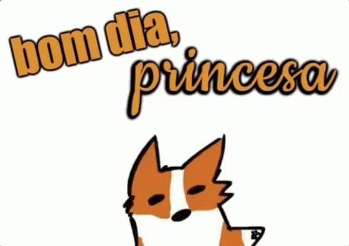 Bom Dia Princesa / Corgi / Acenando / Oi / Paquera / GIF - Corgi Good  Morning Princess Dog - Discover & Share GIFs