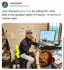 Golf John Daly GIF - Golf John Daly Meme Value GIFs